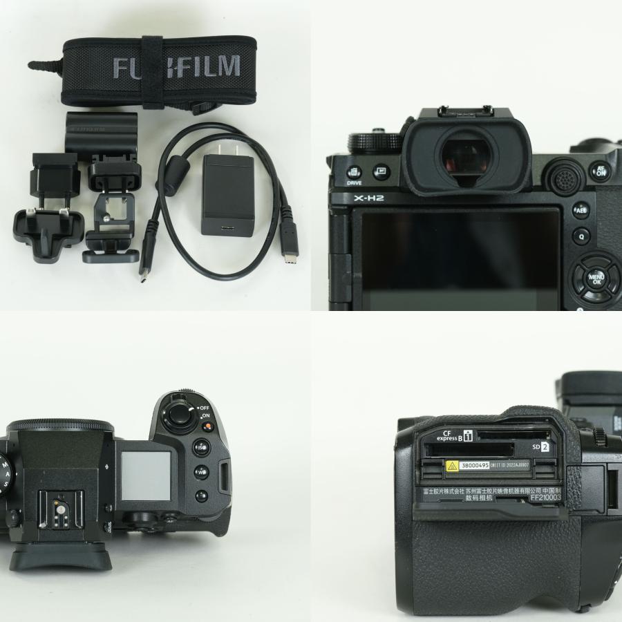 ＜美品＞ FUJIFILM X-H2 ボディ｜シャッター数16,900枚 良品 | シャッター数12,640回] FUJIFILM X-H2 [ボディ] Xマウント