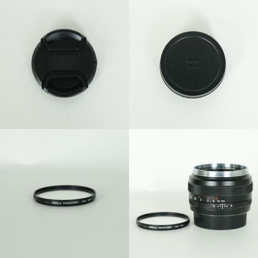 Carl Zeiss Planar 1.4/50 レンズ　フィルター付 並品 | フィルター付] Carl Zeiss Planar T* 50mm F1.4 ZE [キヤノンEF