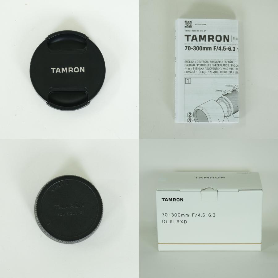 美品] TAMRON 70-300mm F/4.5-6.3 Di III RXD (Model A047) [ソニーE用