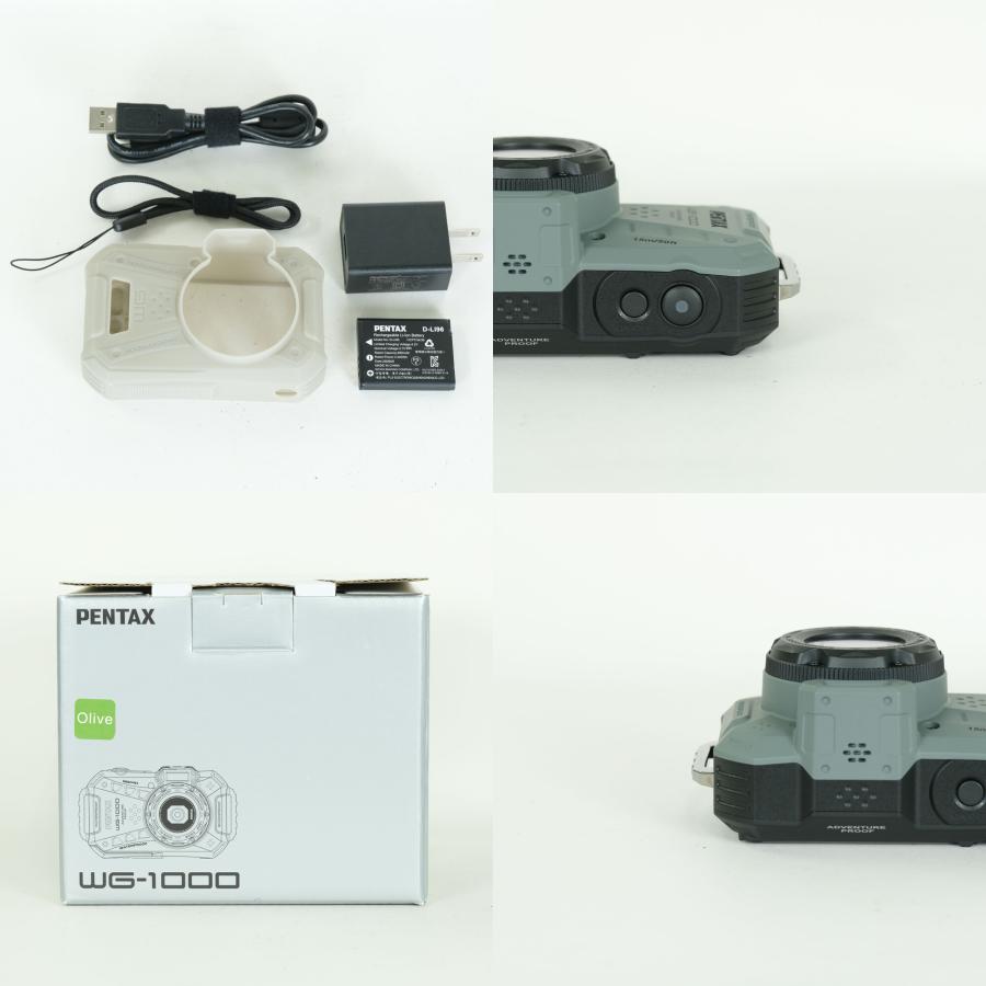 美品] PENTAX WG-1000 グレー | コンパクトデジタルカメラ : ONESCENE