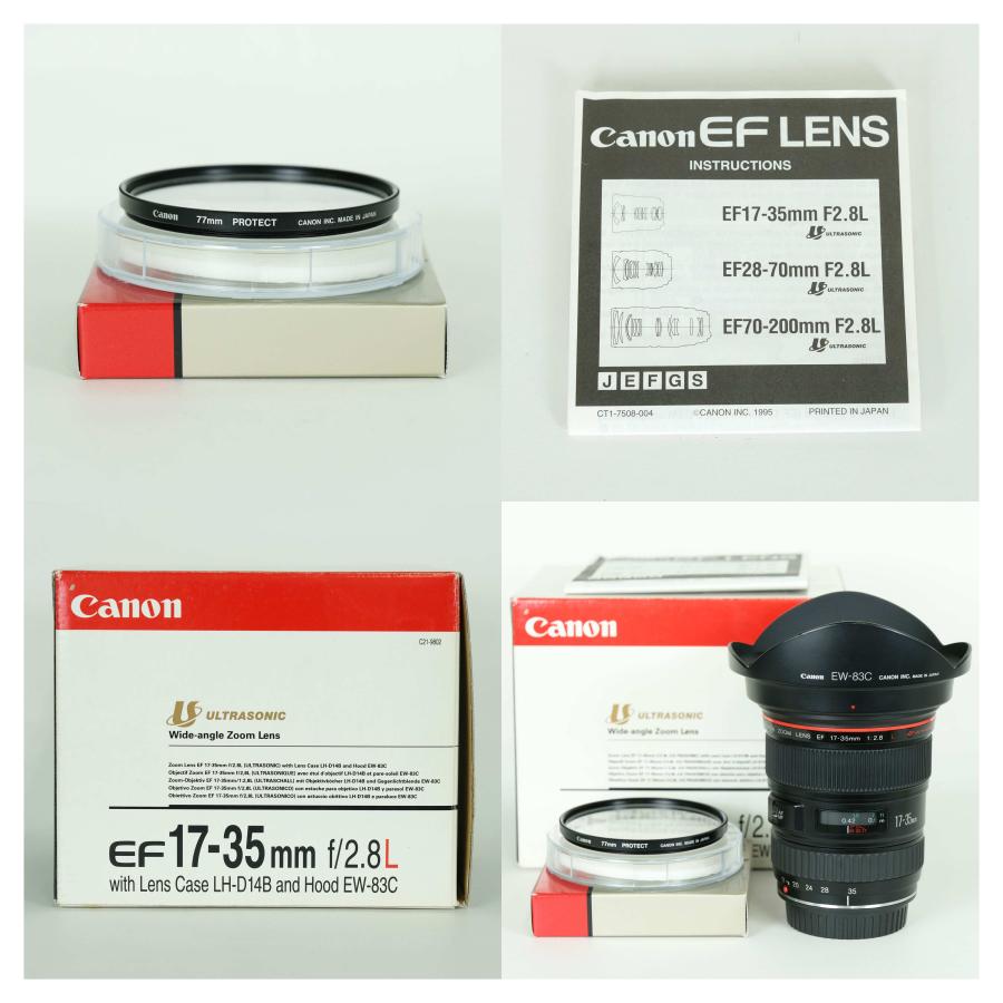 美品 | 純正フィルター付] Canon EF17-35mm F2.8L USM キヤノンEF