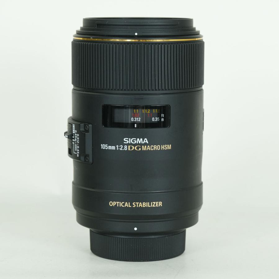 並品 | フィルター付] SIGMA MACRO 105mm F2.8 EX DG OS HSM [ニコンF