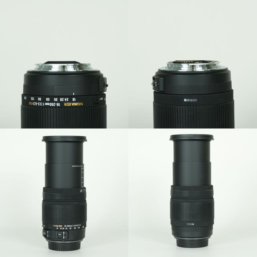 SIGMA 18-250mm canon EF フィルター付き 美品 | フィルター付] SIGMA 18-250mm F3.5-6.3 DC OS HSM [キヤノンEF