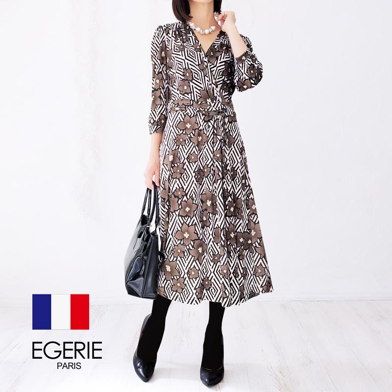 EGERIE EGERIEエジェリ story カシュクールワンピースT1T2T3 オフィス 
