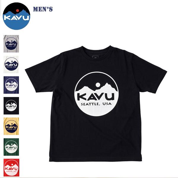KAVU カブー   Circle Logo Tee サークルロゴティーシャツ (19821020) (メンズ  アウトドア Tシャツ ロゴT) (ネコポス配送商品)