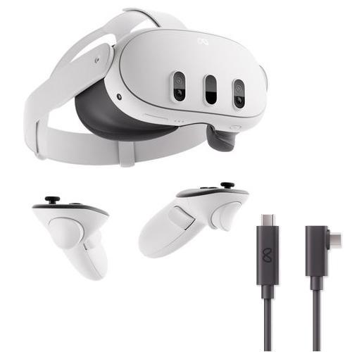  Quest 3 512GB ヘッドセット＆Quest Linkケーブル Meta(メタ) 【ケーブルセット】MetaQuest 3 512GB ＋Meta Quest Link