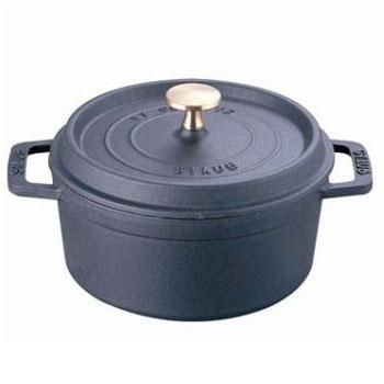 Staub（ストウブ） ピコ ココット ラウンド IH対応 両手鍋 24cm 40500