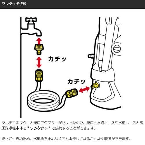 ケルヒャー（KARCHER） 2.644-297.0 高圧洗浄機 自吸・水道兼用ホース