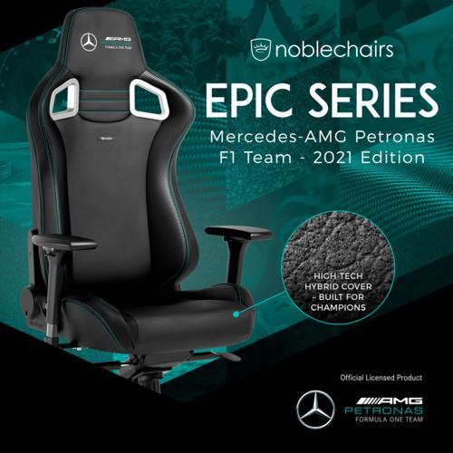 noblechairs(ノーブルチェアーズ) NBL-EPC-PU-MPF-SGL EPIC - Mercedes-AMG Petronas Formula One Team - 2021 Edition_1