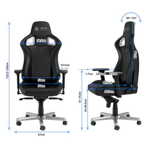 noblechairs(ノーブルチェアーズ) NBL-EPC-PU-MPF-SGL EPIC - Mercedes-AMG Petronas Formula One Team - 2021 Edition_4