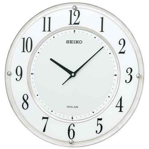⭐︎新品未使用⭐︎ SEIKO ソーラー時計 SF506W SEIKO（セイコー） SF506W ソーラー電波掛け時計 : ワンズマートYahoo