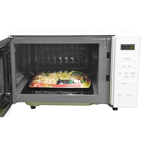 アビテラックス ARF1801W ホワイト 電子レンジ フラットタイプ