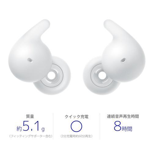 ソニー(SONY) WF-L910-WZ ホワイト LinkBuds Open 完全ワイヤレス
