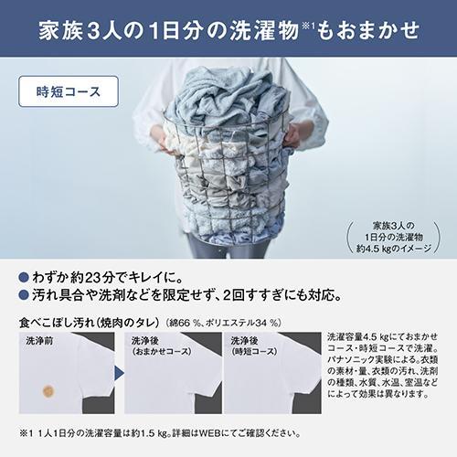 パナソニック(Panasonic) NA-FA10H5-N シャンパン 全自動洗濯機 上開き 洗濯10kgの画像