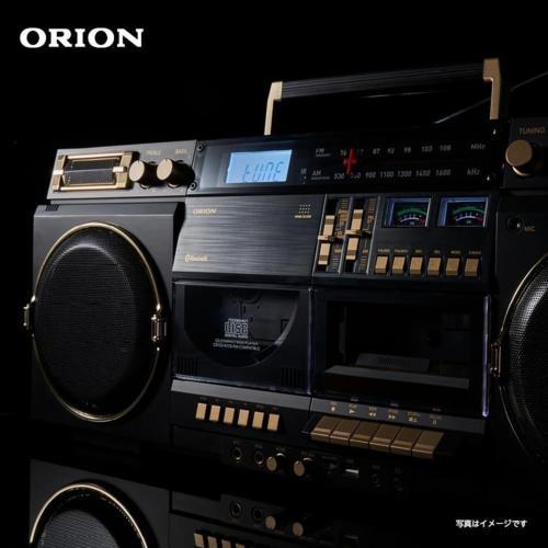 ORION SCR-B9 ブラック Bluetooth搭載CDステレオラジオカセット レトロ