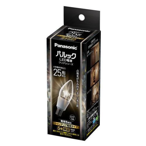 Panasonic シャンデリア 本体 LED電球セット パナソニック(Panasonic) LDC3LE17C2 パルックLED電球 クリアシリーズ