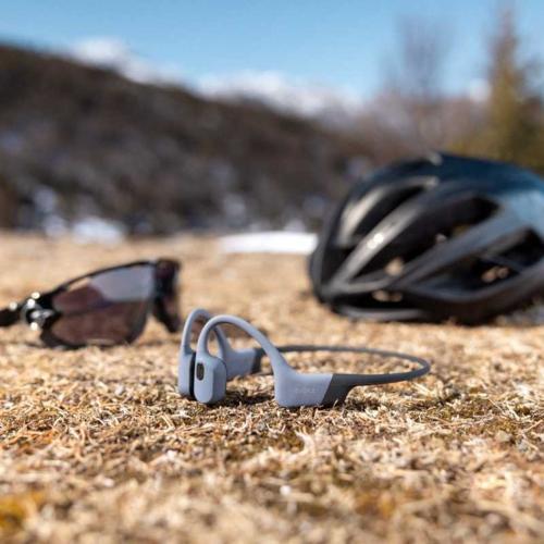 Shokz(AfterShokz)(ショックス(アフターショックス)) OPENSWIM PRO グレー 骨伝導イヤホン Bluetooth 5.4 防水・ MP3 SKZ-EP-000028の画像