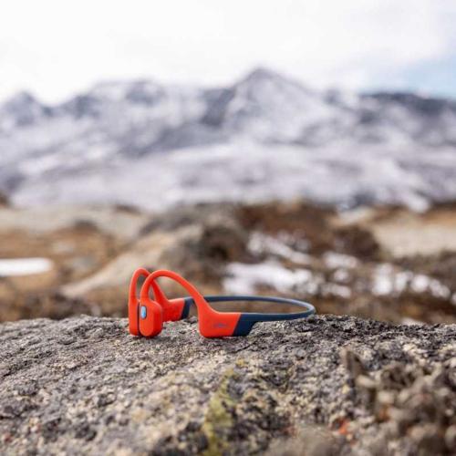 Shokz(AfterShokz)(ショックス(アフターショックス)) OPENSWIM PRO レッド 骨伝導イヤホン Bluetooth 5.4 防水・ MP3 SKZ-EP-000029の画像