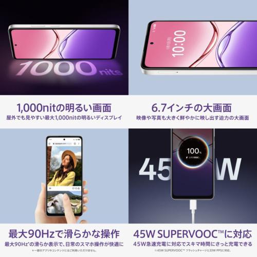 OPPO(オッポ) OPPO A5x 6.7型 4GB/128GB ホワイト SIMフリーAndroid4G
