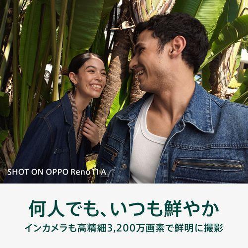 OPPO(オッポ) OPPO Reno11 A 6.7型 8GB/128GB ダークグリーン SIMフリースマートフォン スマホ CPH2603 GRの画像