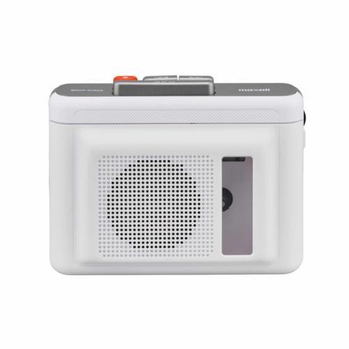 マクセル(maxell) MXCP-P100SWH ホワイト スピーカー付きBluetooth対応ポータブルカセットプレーヤー_1