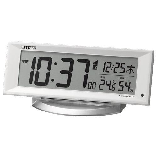 RHYTHM(リズム) 8RZ202-003 白 電波目覚まし時計 : ワンズマートYahoo