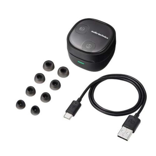 オーディオテクニカ(audio-technica) ATH-SQ1TW2NC-BK ブラック 完全