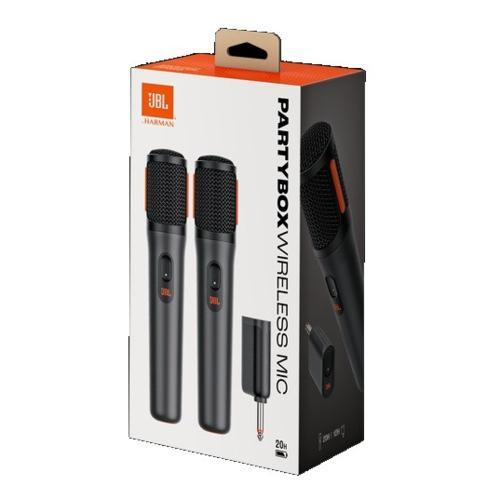 JBL ワイヤレスマイクセット 2本 JBL(ジェイ ビー エル) JBLPBWIRELESSMIC ブラック バッテリー内蔵