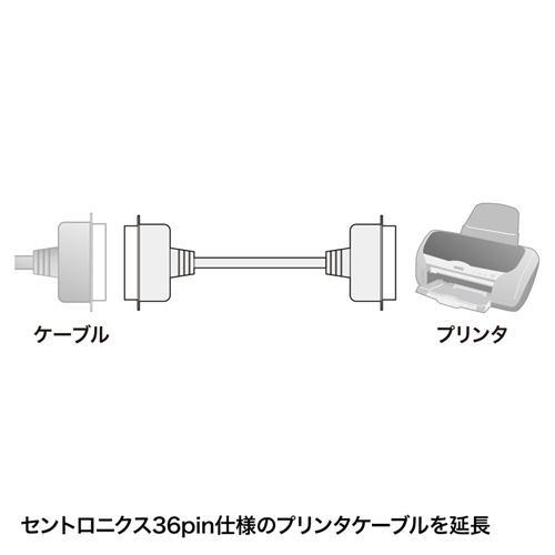 サンワサプライ KPU-365N セントロニクス36pin全結線プリンタ延長ケーブル 5m_1
