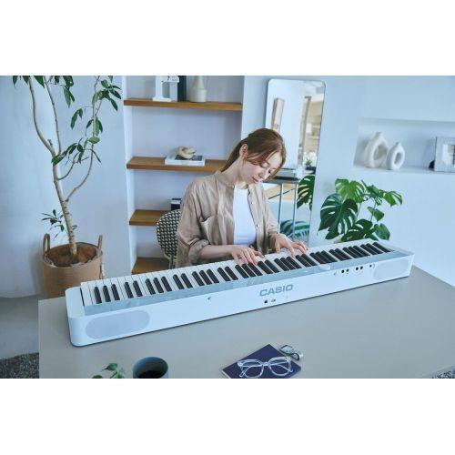 【長期5年保証付】CASIO(カシオ) PX-S1100CB ホワイト＆カームブルー  Privia 電子ピアノ 88鍵盤 限定色_11