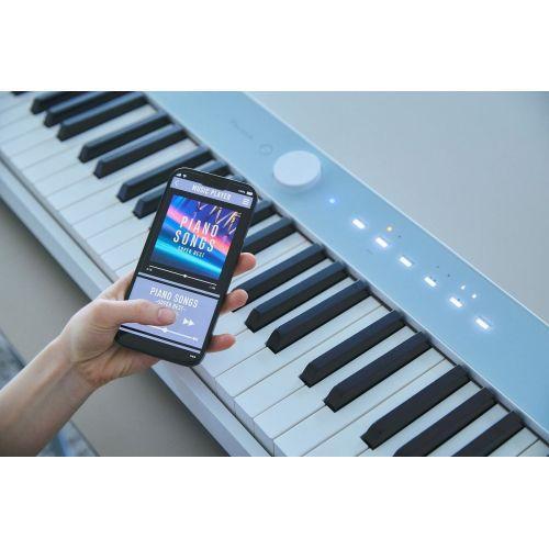 【長期5年保証付】CASIO(カシオ) PX-S1100CB ホワイト＆カームブルー  Privia 電子ピアノ 88鍵盤 限定色_12