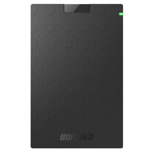 バッファロー(BUFFALO) HD-PGAC1U3-BA ブラック USB Type-C & USB Type-A ケーブル付属 ポータブルHDD 1TB_1
