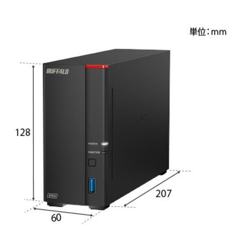 バッファロー(BUFFALO) LS710D0601 LinkStation 2.5GbE搭載 DTCP-IP対応 NAS 1ドライブ 6TB