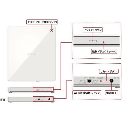 バッファロー(BUFFALO) RR-W1-WH ホワイト スマートフォン用CD