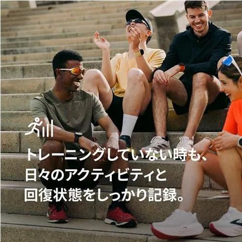 SUUNTO(スント) SS051109000 オールブラック ウェアラブルウォッチ 46mmテキスタイルストラップ AMOLEDディスプレイの画像