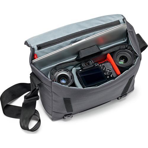 マンフロット(Manfrotto) MB MN-M-SD-10 グレー Manhattan スピーディー10 メッセンジャーバッグ