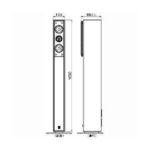【長期保証付】ヤマハ(YAMAHA) NS-F210-MB ブラウンバーチ フロアスタンディングスピーカー 1台 【2本同時購入をお願いします】_1