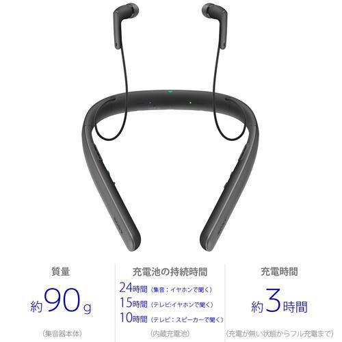 SONY（ソニー） 【長期保証付】 SMR-10-B ブラック 首かけ集音器