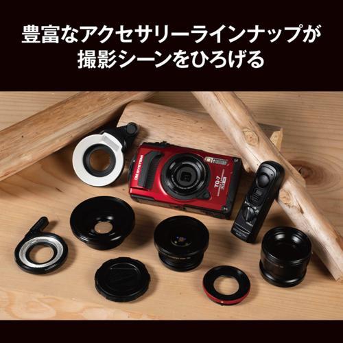 長期保証付】OM SYSTEM Tough TG-7 RED レッド 防水・防塵・耐衝撃