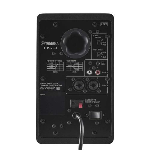 長期保証付】ヤマハ(YAMAHA) HS3 ブラック パワードモニタースピーカー