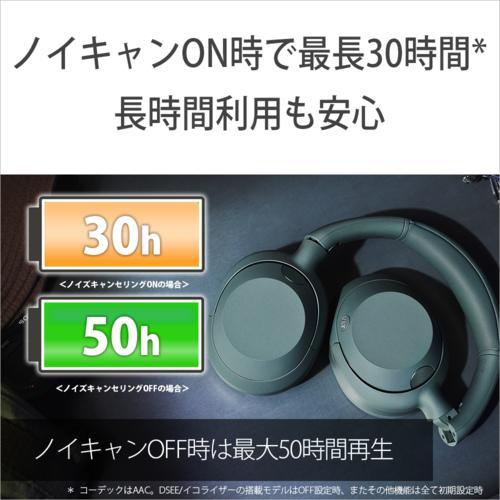 【長期保証付】ソニー(SONY) WHU-LT900N H フォレストグレー ULT WEAR ワイヤレスステレオヘッドセットの画像