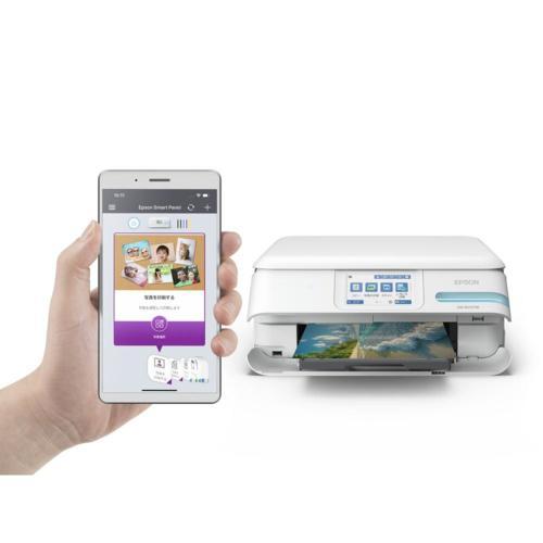 【長期保証付】エプソン(EPSON) エコタンク搭載 EW-M757TW ホワイト A4カラーインクジェット複合機 4.3型ワイドタッチパネルの画像