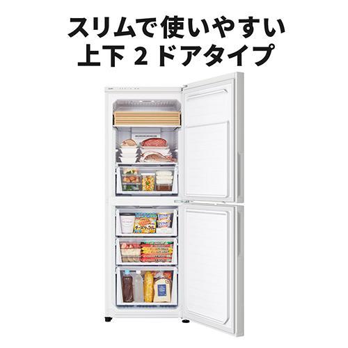 【標準設置料金込】【長期保証付】三菱(MITSUBISHI) MF-U22K-W マットホワイト ホームフリーザー 218L 幅542mmの画像