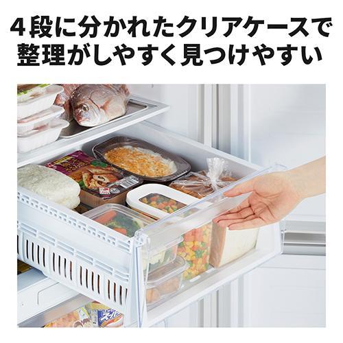 【標準設置料金込】【長期保証付】三菱(MITSUBISHI) MF-U22K-W マットホワイト ホームフリーザー 218L 幅542mmの画像