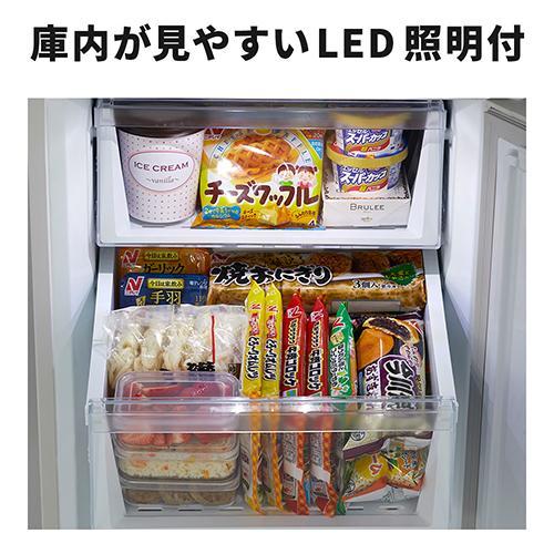 【標準設置料金込】【長期保証付】三菱(MITSUBISHI) MF-U22K-W マットホワイト ホームフリーザー 218L 幅542mmの画像