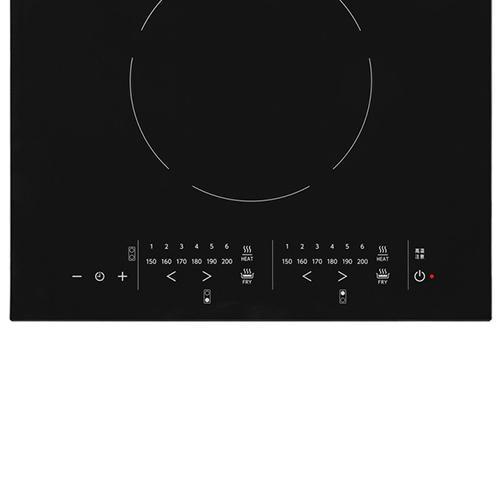 【長期保証付】アイリスオーヤマ(Iris Ohyama) 【商品お届けのみ】IHC-BFL221-B ブラック 2口ビルトインIH_2