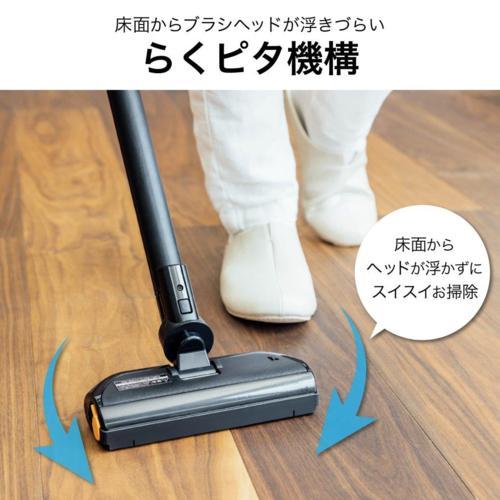 【長期保証付】三菱(MITSUBISHI) HC-JK2E-B マットチタンブラック iNSTICK ZUBAQ 紙パック式 コードレススティッククリーナーの画像
