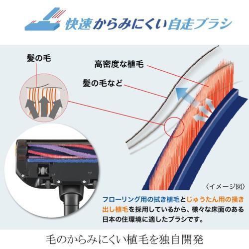 【長期保証付】三菱(MITSUBISHI) HC-JK2E-B マットチタンブラック iNSTICK ZUBAQ 紙パック式 コードレススティッククリーナーの画像