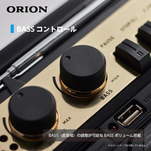 長期保証付】ORION SCR-B3-BK ブラック Bluetooth搭載ステレオラジオ