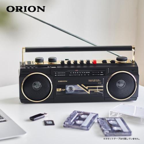 長期保証付】ORION SCR-B3-BK ブラック Bluetooth搭載ステレオラジオ